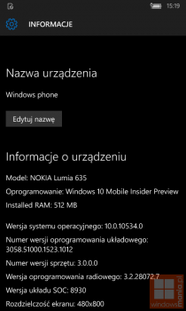 Windows 10 Mobile   Ethernet-