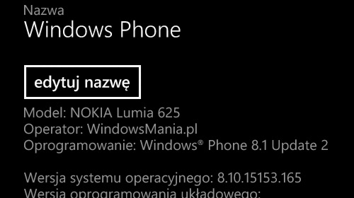      Lumia 625  Windows Phone 8.1