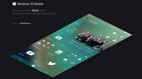  Windows 10 Mobile:   