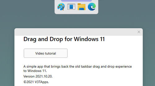 Drag and Drop Toolbar for Windows 11      